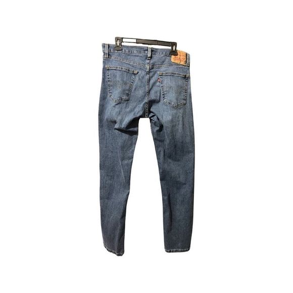 Levi's Men's Blue Washed Classic Straight-Leg Casual Denim Jeans Size 33 - Picture 1 of 4